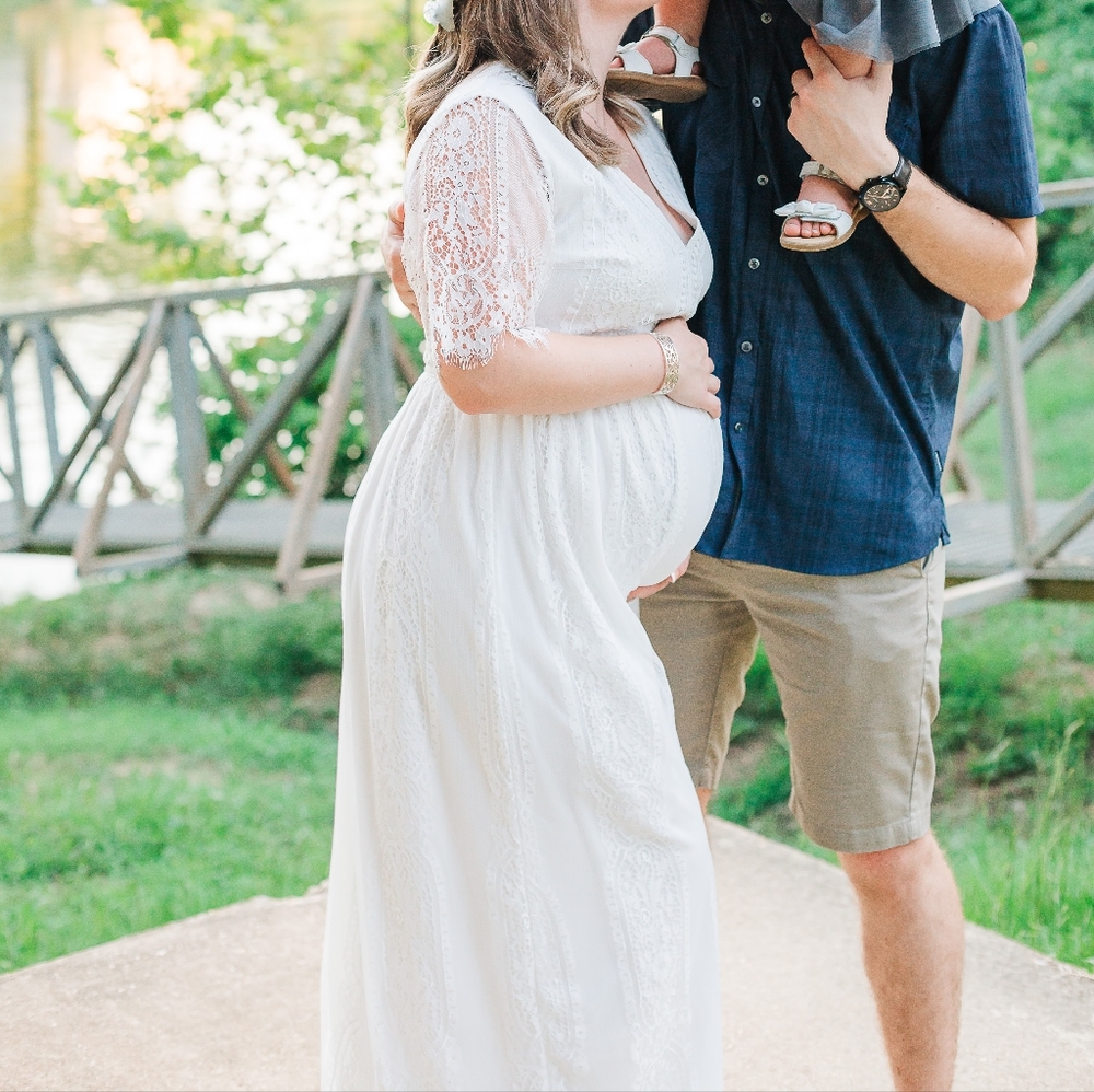 Pink Blush Maternity Dress